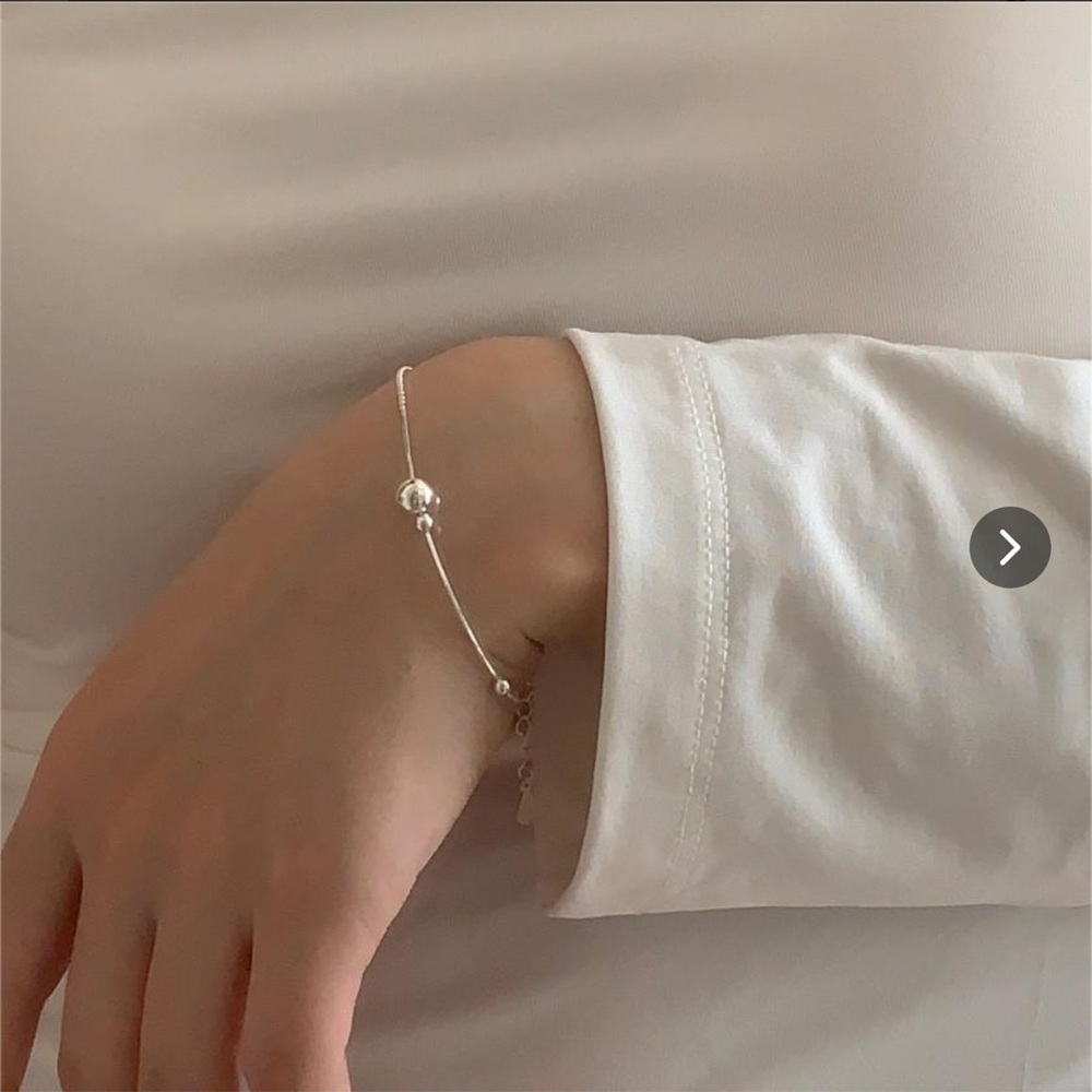 925 Sterling Silver Knot Bangle Bracelet - NWOT